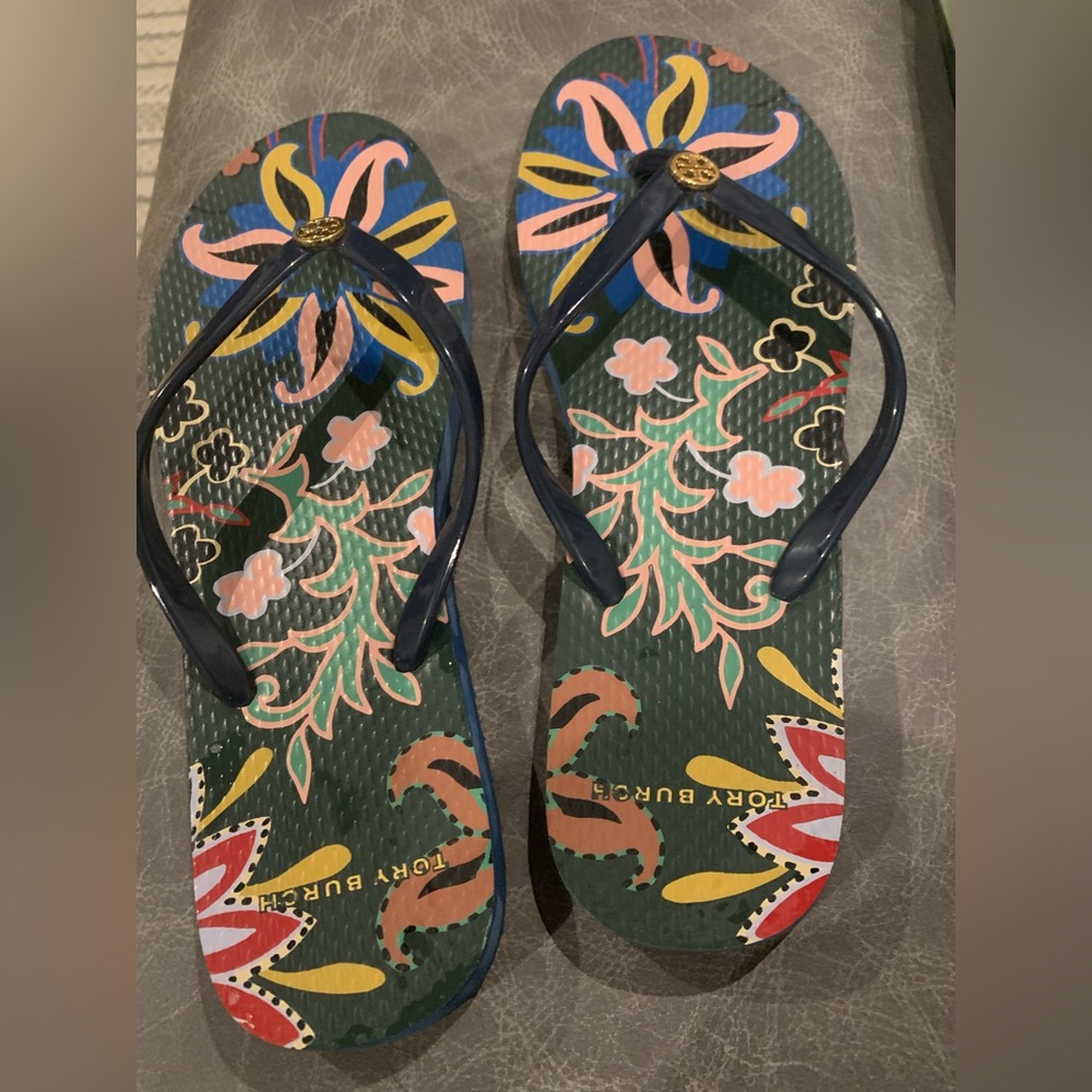 Tory Burch Multicolor Floral Sandals
